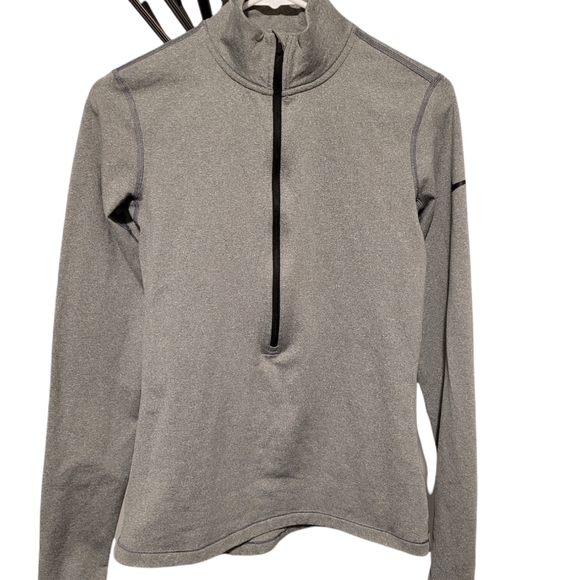 Nike Pro Dri Fit Half Zip Up Long Sleeve Jacket/Top - Picture 1 of 8